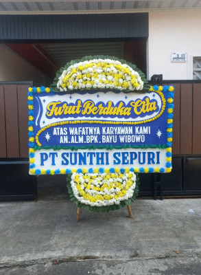 Papan Bunga Duka di Gupura